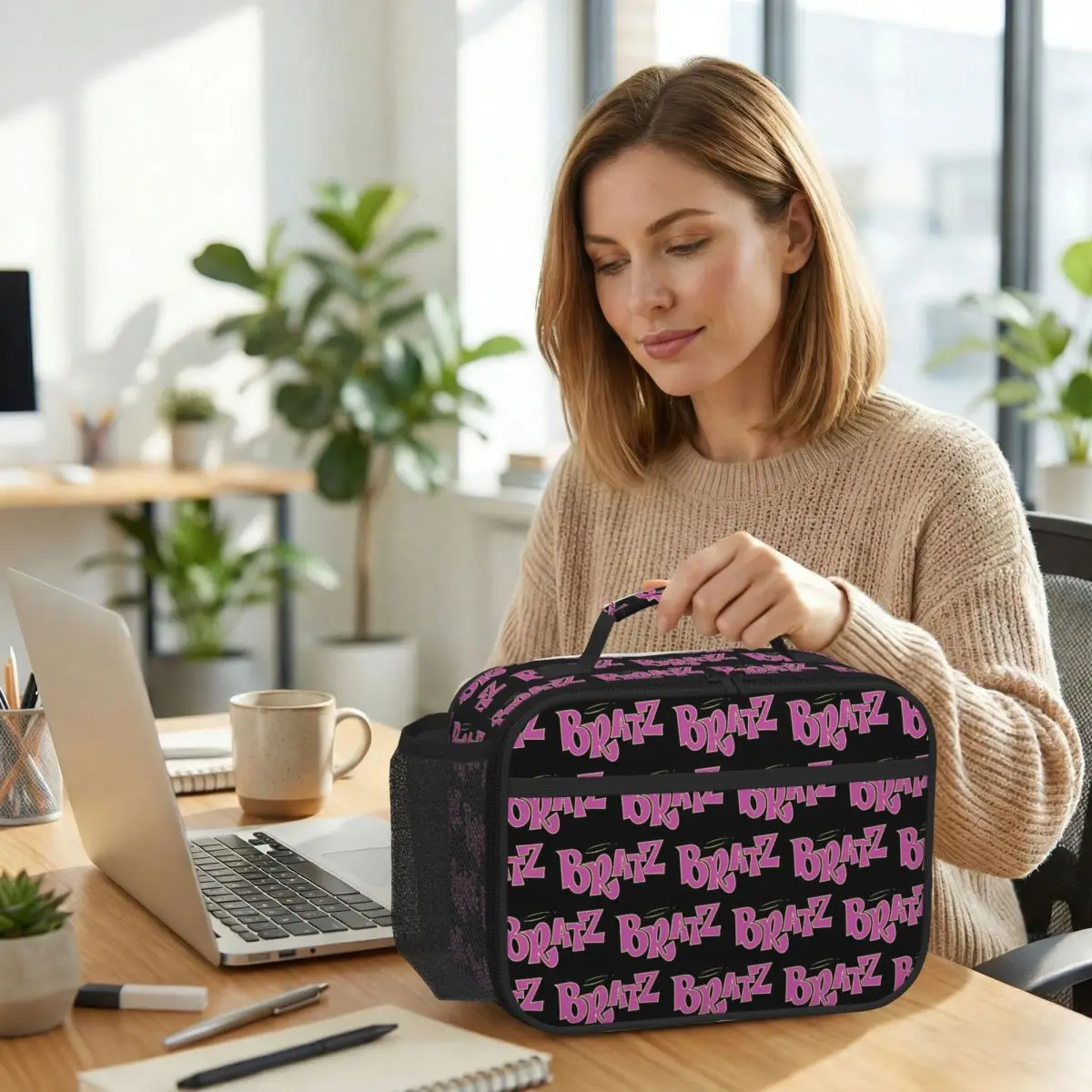 Bratz Logo Insulated Lunch Bag - Tote Bag Sublimation ulasan dan harga