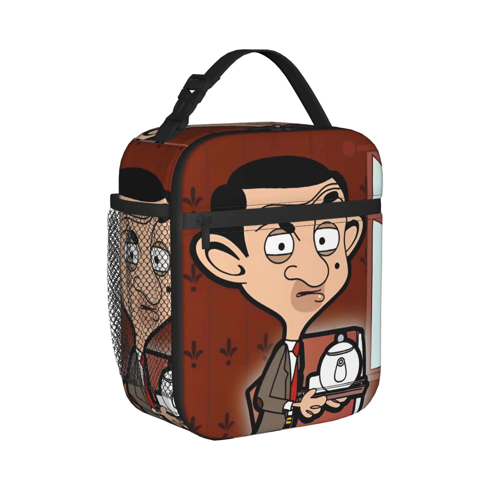 Mr Bean  Insulated Lunch Bags  - Tote Bag Sublimation ulasan dan harga