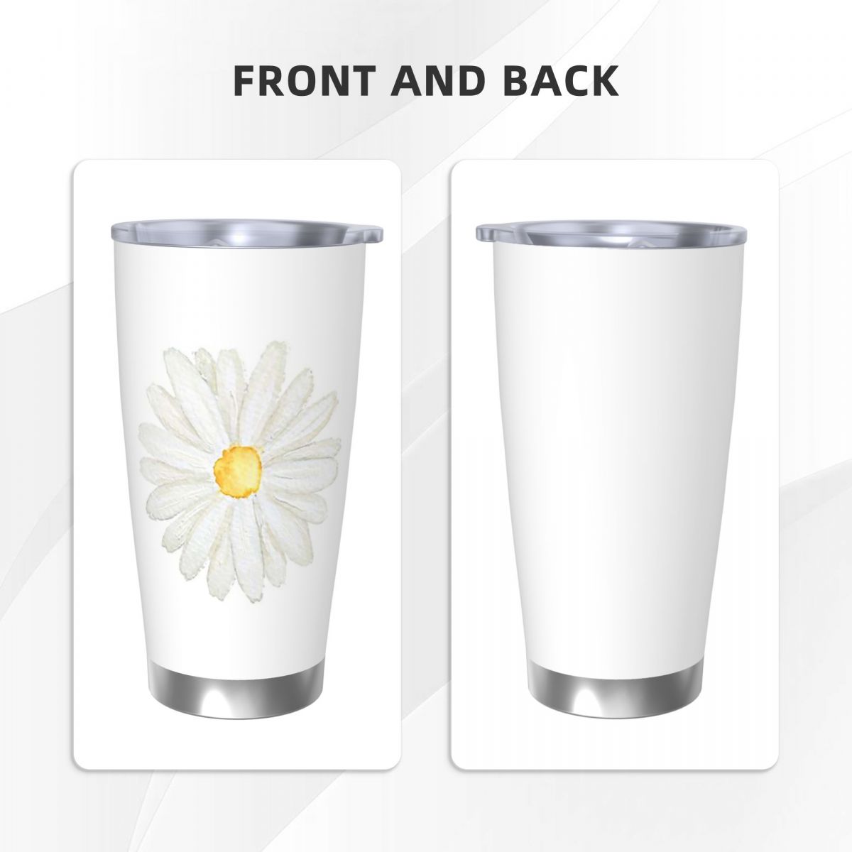 Hand Painted One Little White  - Tumbler 20Oz White ulasan dan harga