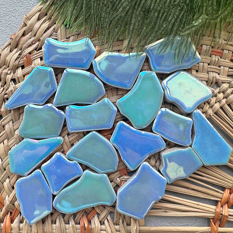 100g irregular Ceramic Mosaic  - Ceramic Tile Blank ulasan dan harga