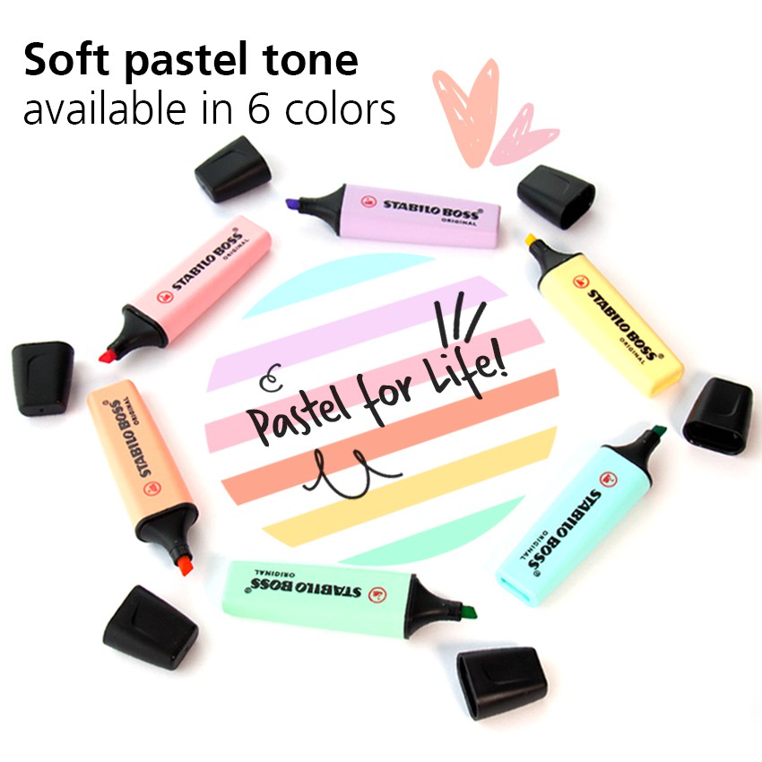 STABILO BOSS ORIGINAL Pastel H - Stabilo Marker Boss ulasan dan harga