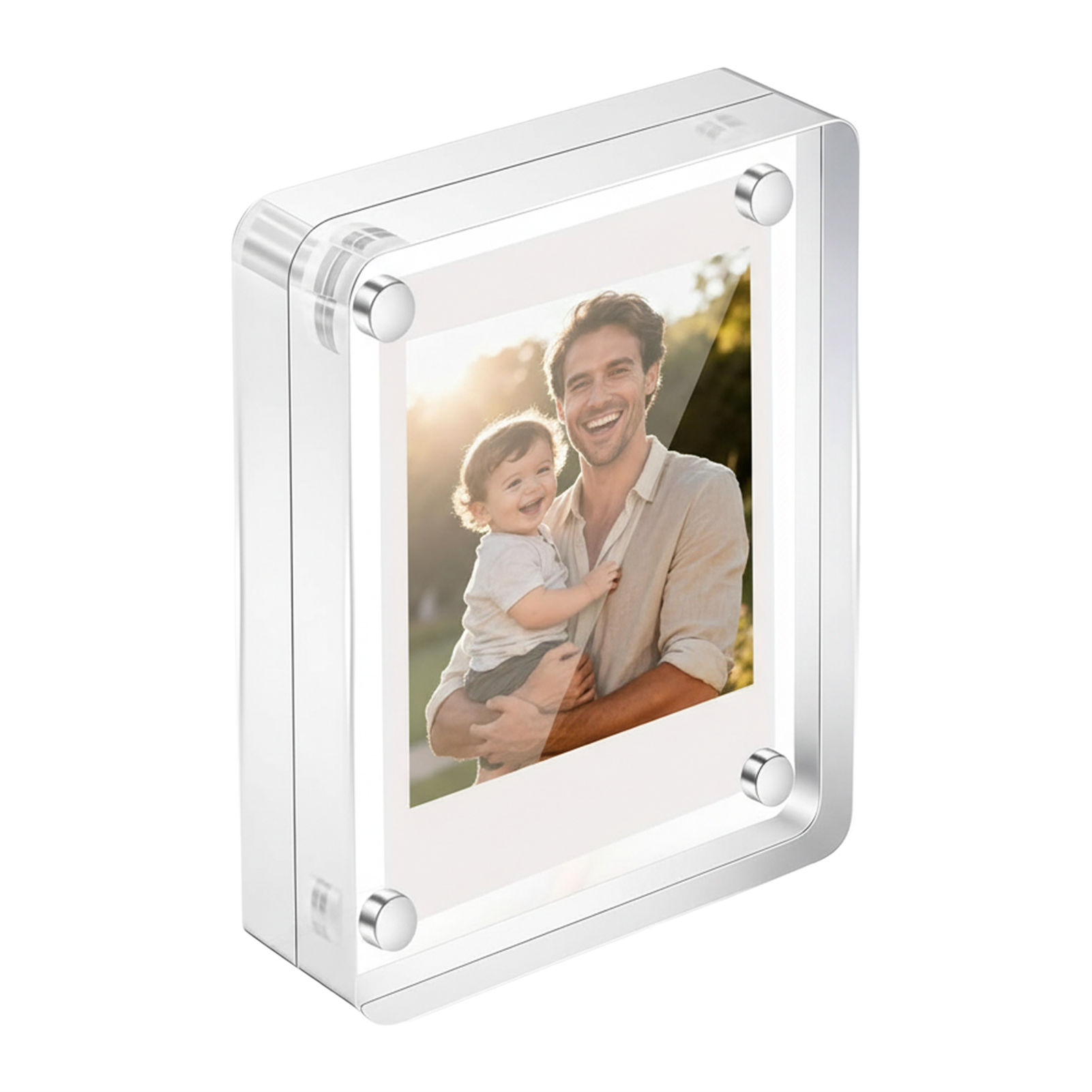 Acrylic Magnetic Photo Frame 2 - Photo Acrylic Block ulasan dan harga